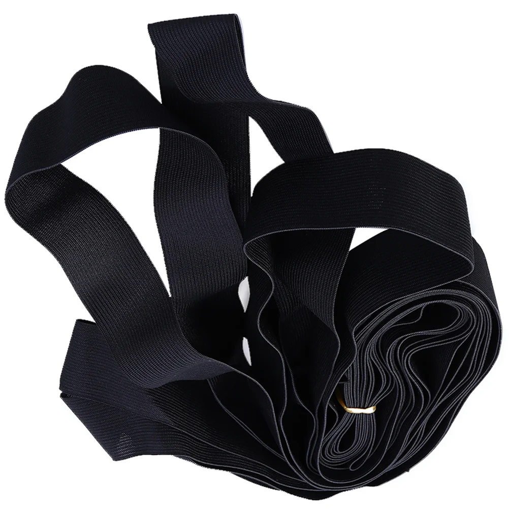 

Black Thickened Elastic Bands for DIY Crafts Waistbands Sleeves Necklines Sewing Knitting Stretch Band Spool Elastic Spool