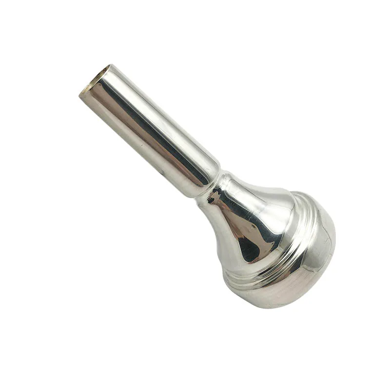 Brass and silver plated mouthpiece accessories for cornet mouthpieces