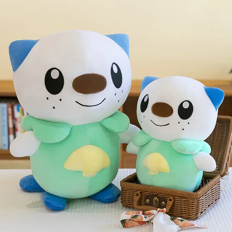 

35/80cm Oshawott Pokemon Plush Toys Large Anime Doll Cute Pillow Cartoon Samurot Pokémon Plushie Stuffed Gift for Kids Christmas