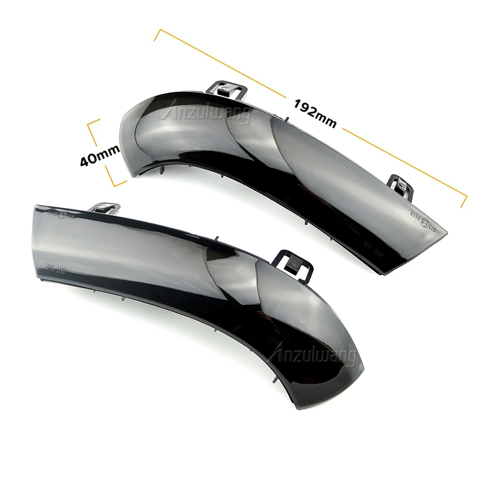 Black For VW GOLF 5 GTI V MK5 Jetta Passat B5.5 B6 Sharan Superb EOS Dynamic LED Turn Signal Light Side Wing Mirror Indicator