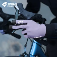 LAMEDA Guantes de invierno para ciclismo al aire libre, guantes cálidos para deportes de ciclismo de carretera para hombres y mujeres, guantes antideslizantes para ciclismo con pantalla táctil