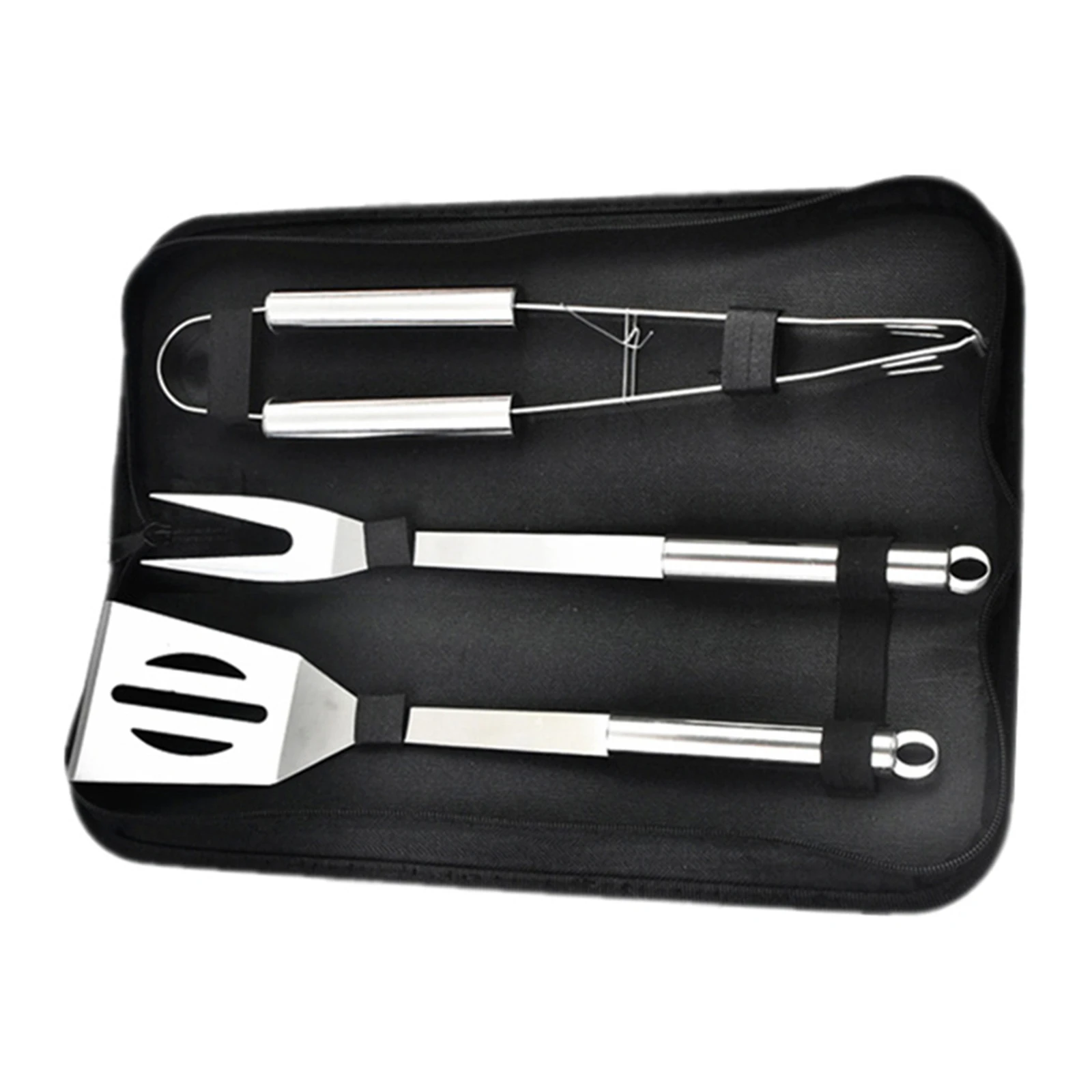 

BBQ Grill Stainless Steel Tool Set Accessories Grilling Kit Camping Kitchen Barbecue BBQ Spatula Fork Clip Utensil