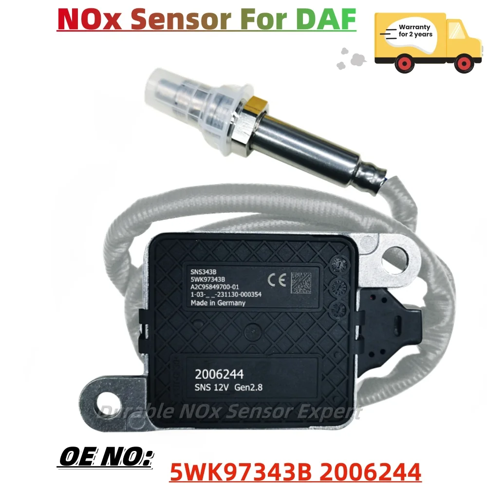 

Датчик NOx 2006244 5WK97343B, высококачественный датчик оксидов азота, 12В, для дизельных двигателей грузовиков DAF, SCR