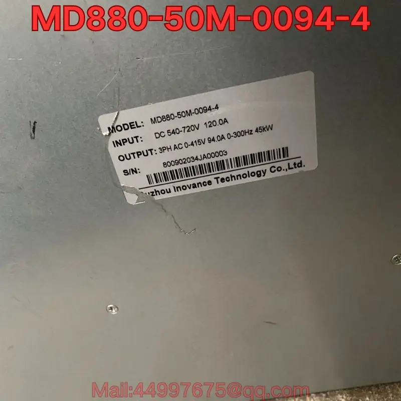 Second-hand MD880-50M-0094-4 inverter function test is normal The latest quotation for 2026 view 4