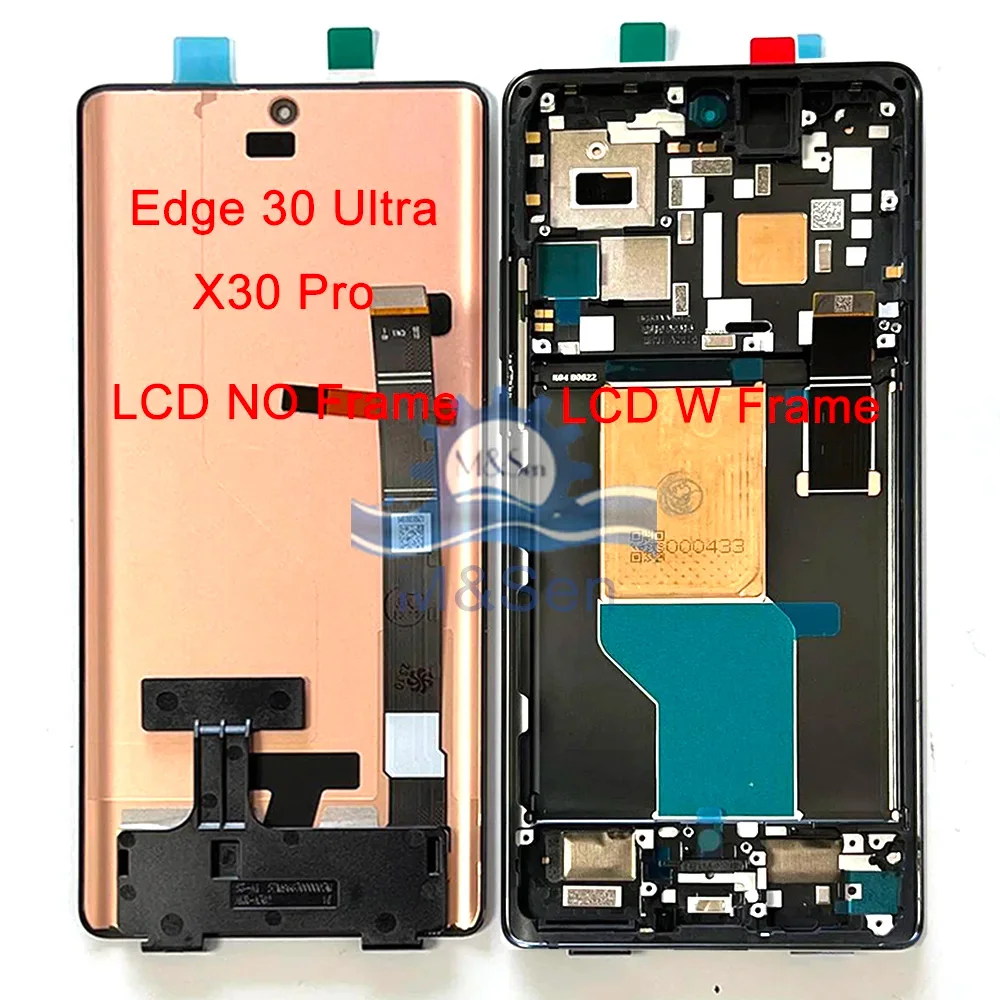 

Original Oled For Motorola Edge 30 Fusion/ S30 Pro LCD Screen Display Touch For Edge 30 Ultra Edge 30 NEO/30 Lite X30 Pro Frame