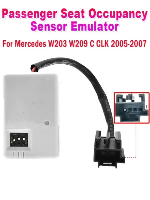 Passenger Seat Occupancy Sensor Emulator for Mercedes-Benz W203 W209 C C-Class CLK 2005-2007