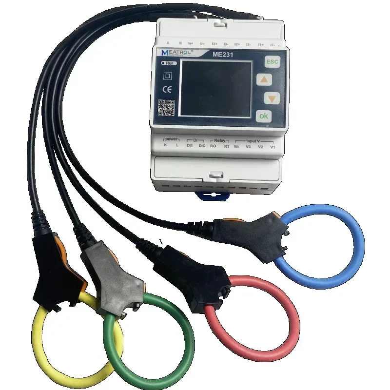 231High quality Rogowski coil 333mV Split Core CT Connected RS485 Modbus RTU Energy Meter