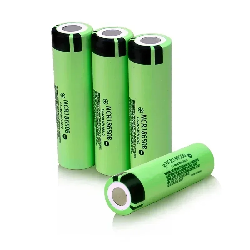 100% original 18650 battery 3.7V ncr18650b lithium 3400mah for 10A flashlight battery and 10pcs rechargeable battery