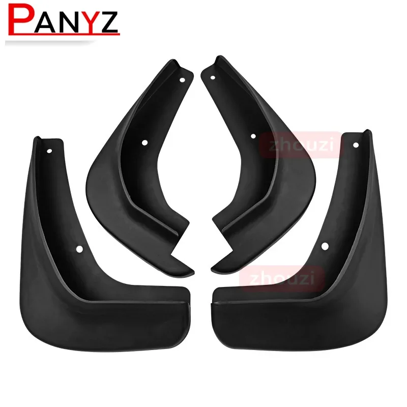 4Pcs Car Front Rear Mudflaps Mudguards Fender Flares Splash Guards Mud Flaps for Ford Mondeo 2007-2012