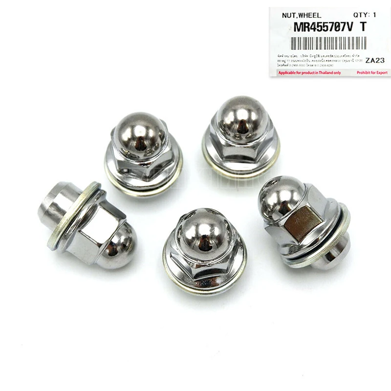 1/2/4/6/8/10 pcs M12*1.5 Standard Wheel Lug Nuts For Mitsubishi Pajero Montero Outlander ASX Lancer Grandis L200 Sport MR455707