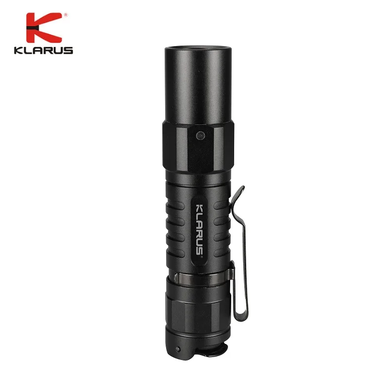 Rechargeable Pocket LED Flashlight 1000 Lumens Tactical Mini Torch with 14500 Battery-Klarus XT1A