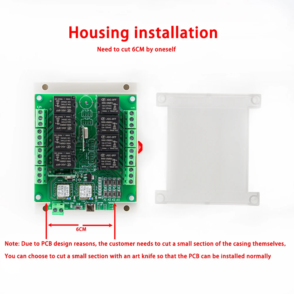 5V eWeLink Smart WiFi Switch Universal Relay Module 8CH DC 8-28V Wireless APP Remote Control Self-Locking Relay for Smart Home