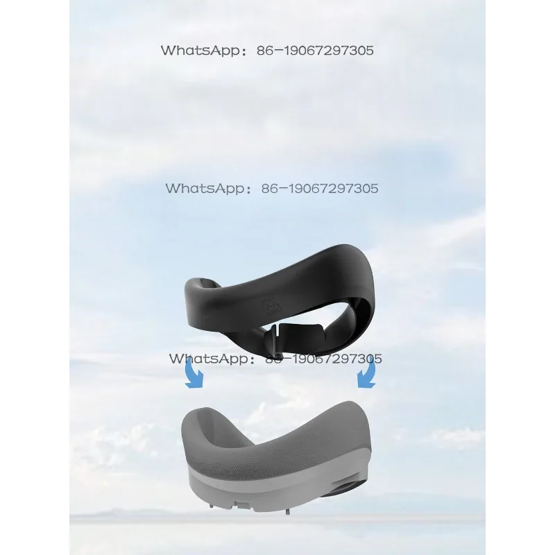 Silicone Mask, Easy To Clean, with Blackout Nose Pad, Original Protective Cover.
