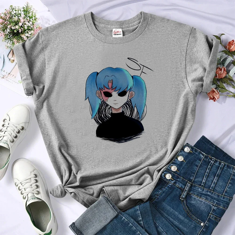 Sally Face shirt female aesthetic kawaii funny party korean fashion t shirt Retro emo 2000s streetwear cutecore