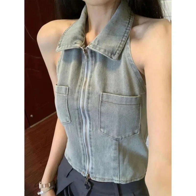 Giacca di jeans nera stile Hong Kong da donna 2024 primavera e autunno nuova versione coreana giacca a maniche lunghe da studente allentata top tide