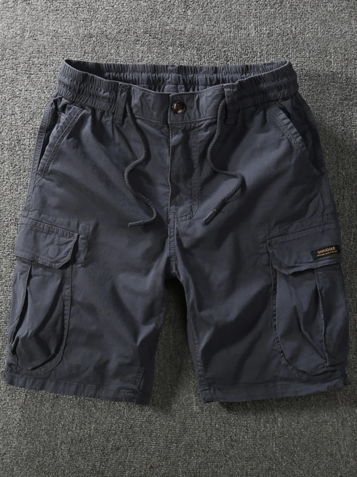 

American Sle Multi-ket Workwear orts Men's Summer New Trendy Brand Versatile Loose Sports Casual Mid-Length Pants