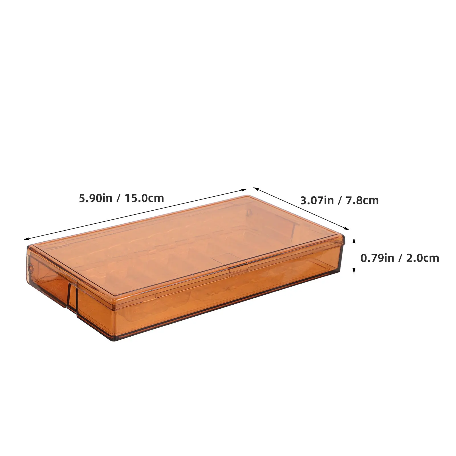 2Pcs 2Ml Vial Case Lightproof Plastic Storage Box Portable Insulin Peptide Ampoule Organizer Emergency Supply Fridge