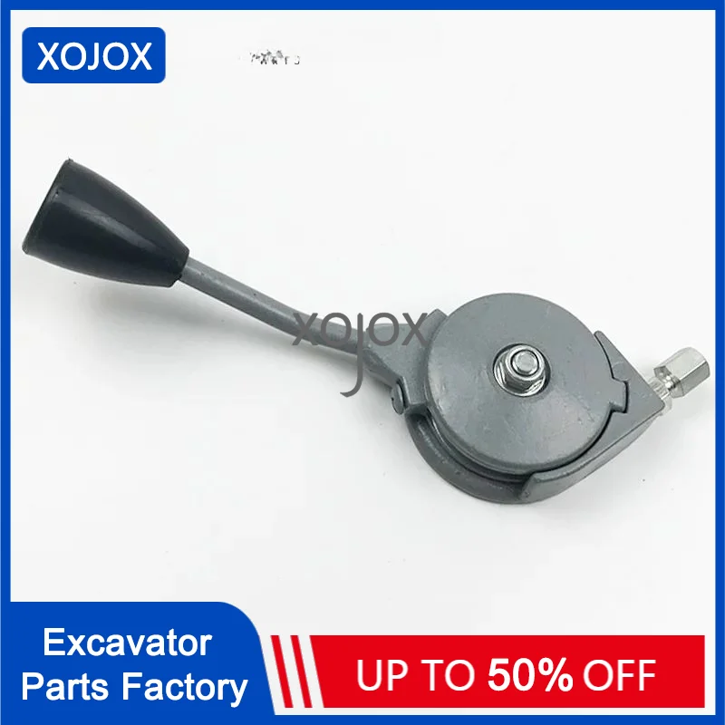 

XOJOX For modern 55/60-7 Doosan Daewoo 55 60 throttle handle throttle Pull wire handle manual excavator accessories