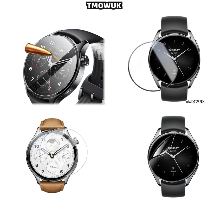 

For Xiaomi Watch Watch S1 S3 Pro S4 Sport, Tempered Glass Screen Protector, 9H Hardness HD Anti-Scratch, Ultra-Thin