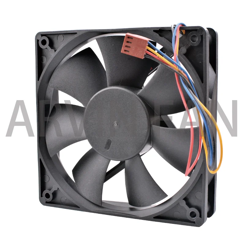 COOLING REVOLUTION DA12025B12LP005 120mm Fan 12cm 12025 12V 0.30A 4-wire PWM Computer CPU High Air Volume Cooling Fan