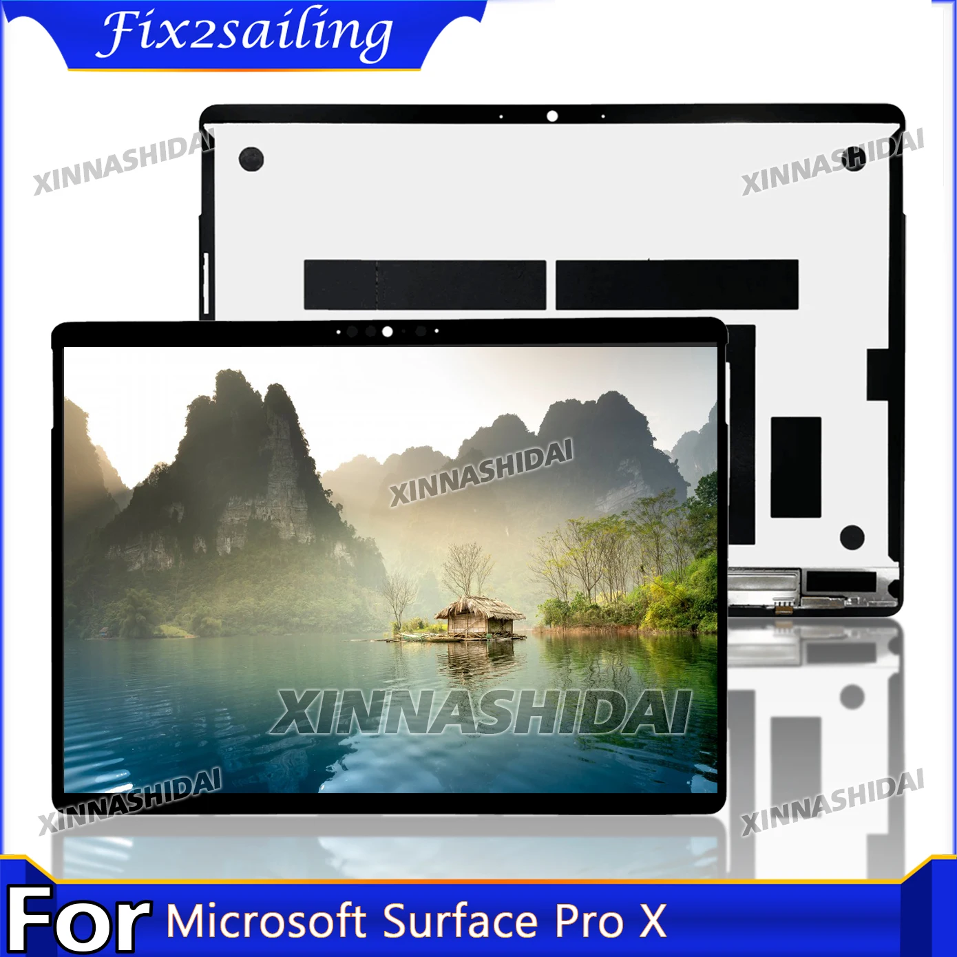 

NEW Lcd Screen For Microsoft Surface ProX 1876 LCD Display Touch Screen Digitizer Full Assembly For Surface Pro X Lcd