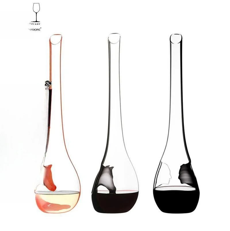Crystal red wine glass decanter, wine glass dispenser, wine holder
