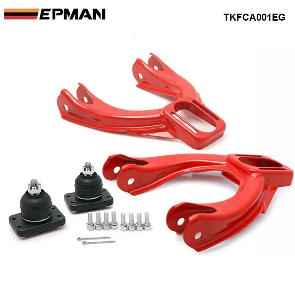 EPMAN Adjustable Front Upper Control Camber Arm For Honda Civic EG/DC2 Suspension Kit Racing Performance TKFCA001EG