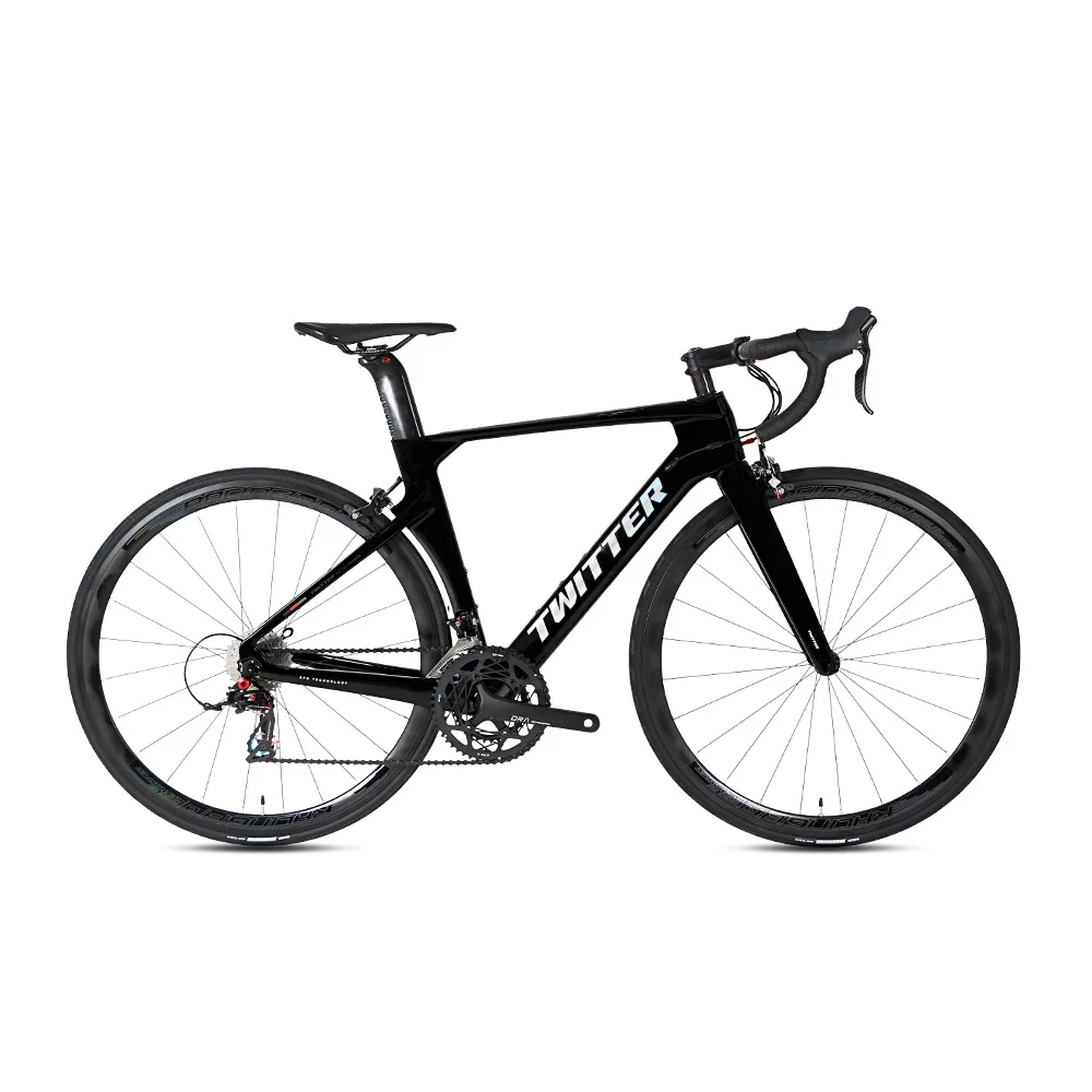 

OEM 700C Carbon Fiber Road Racing Bicycles Sensah 24speed V Brake Carbon Road Bike