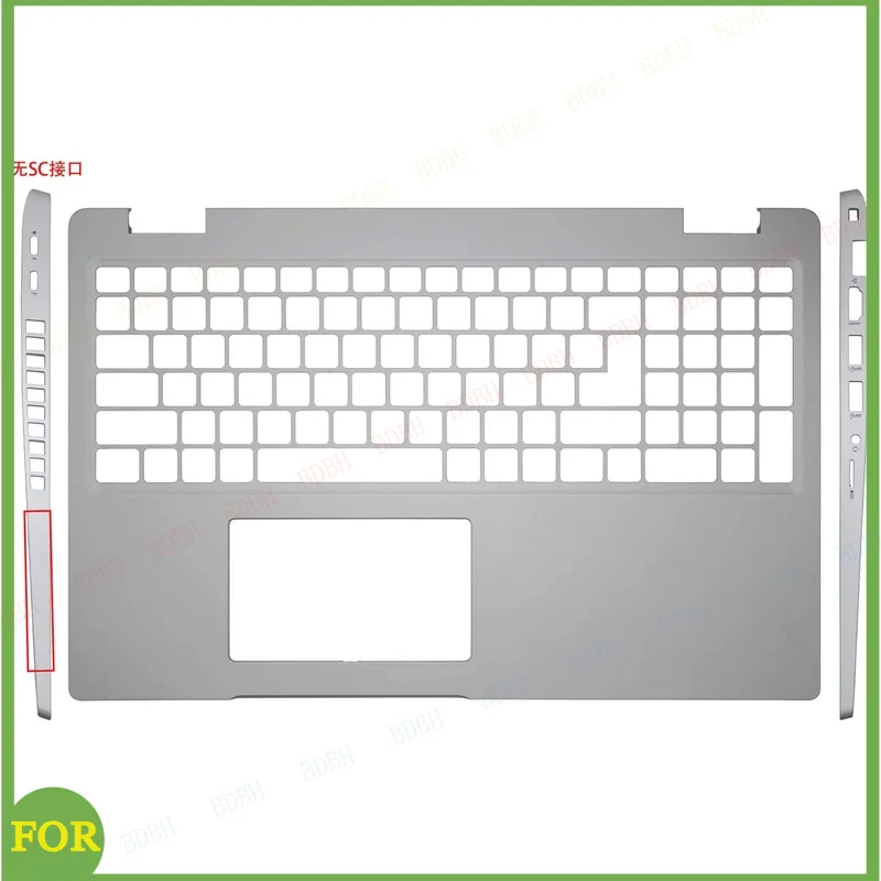 

Новый оригинальный верхний корпус (пальмрест) для DELL Latitude 5530 5531 Precision M3570 3571 0P192K, серебристый, с клавиатурой