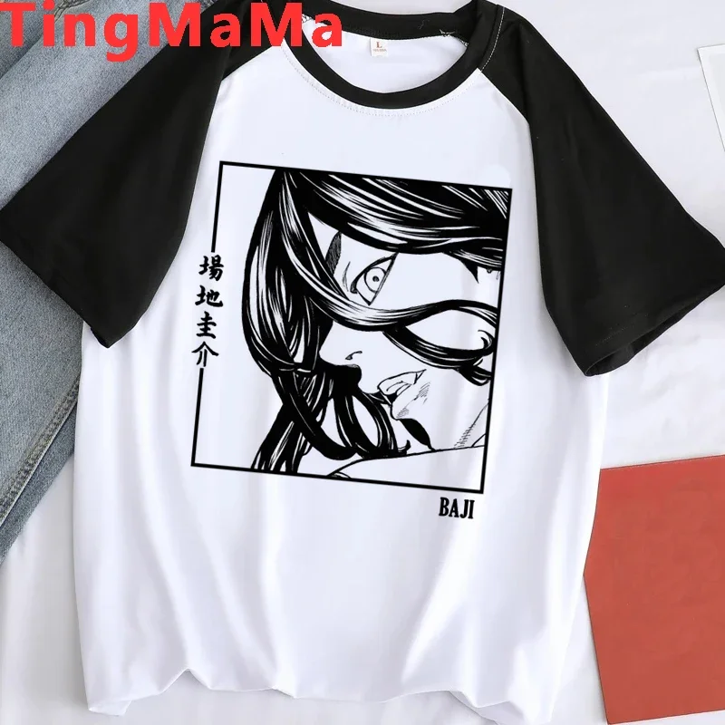 Japanese Anime Tokyo Revengers T Shirt Men Kawaii Cartoon Tokyo Avengers T-shirts Funny Harajuku Unisex Tops Graphic Tees Male