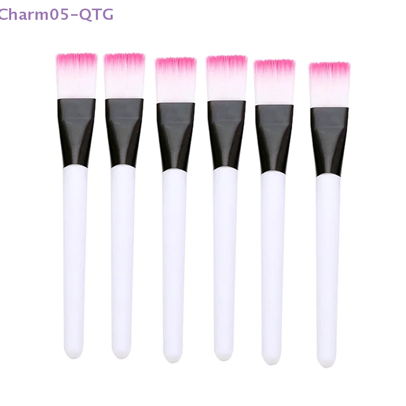 Nuevo 10 Uds. Pincel para máscara Facial, pinceles de maquillaje, ojos, cara, cuidado de la piel, aplicador de máscaras, cosméticos, herramientas de cepillo para máscara, mango rosa