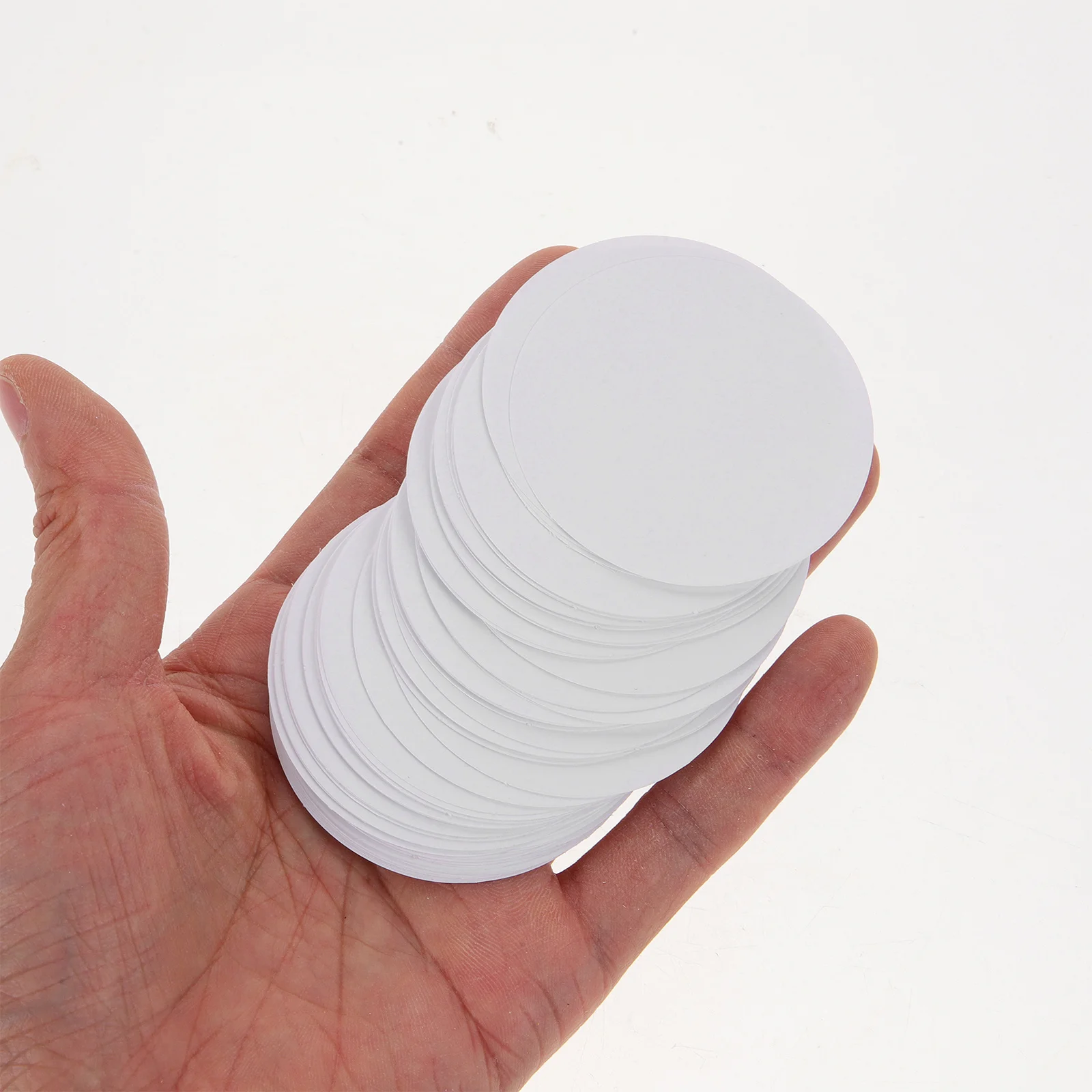 

100 Sheets DIY Round Badge Paper Blank Graffiti Sheets Badge Craft Making Supplies Graffiti Blank Round Papers