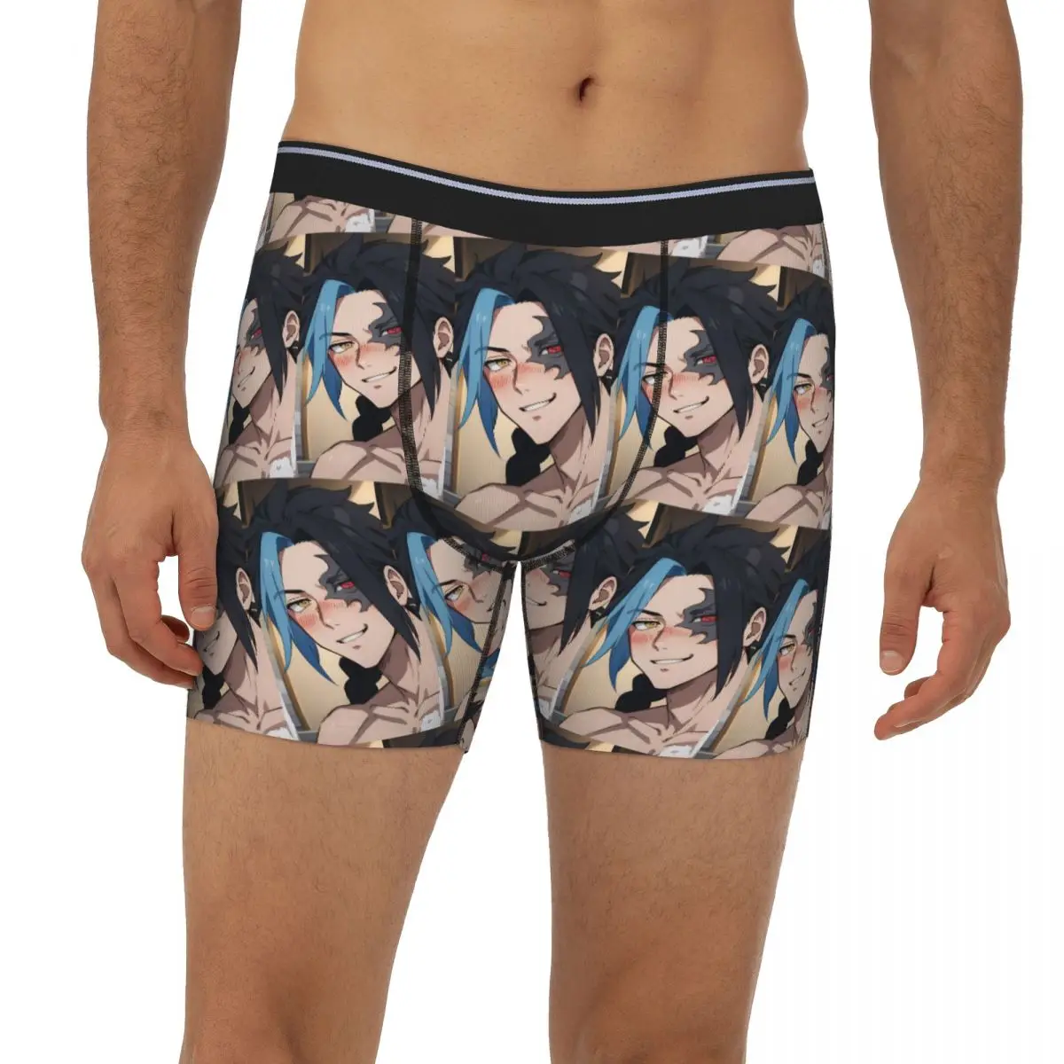 

Kayn LOL League Of Legends, длинные трусы-боксеры, короткие мужские трусы, вентилируемое нижнее белье для мужчин, подарок бойфренду