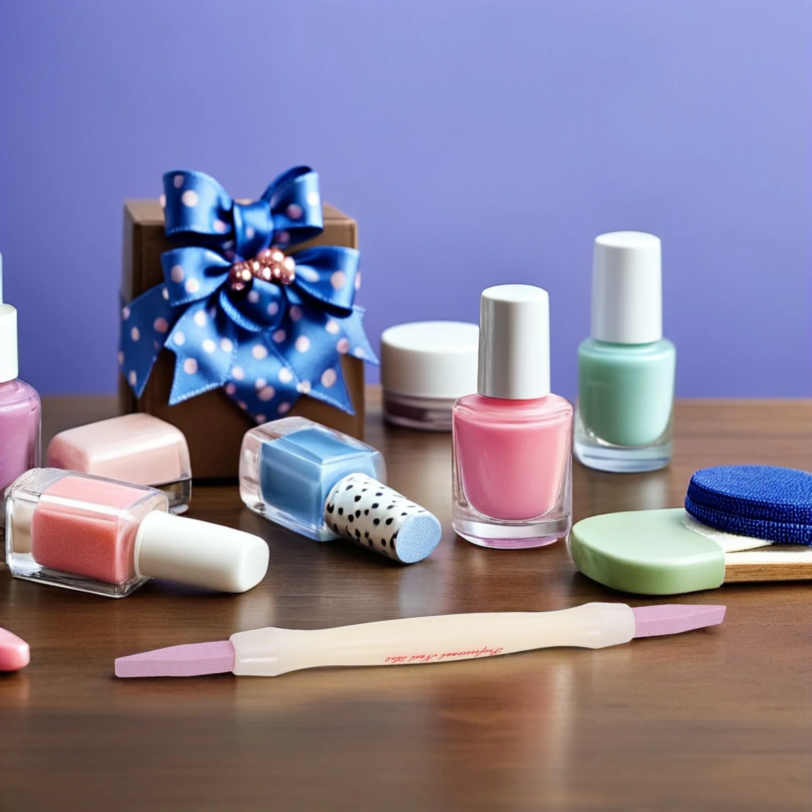 4 個のクォーツストーンネイルファイル両端研磨バッファーキューティクルリムーバーネイルアートペディキュアツールマニキュアキューティクルリムーバーペン