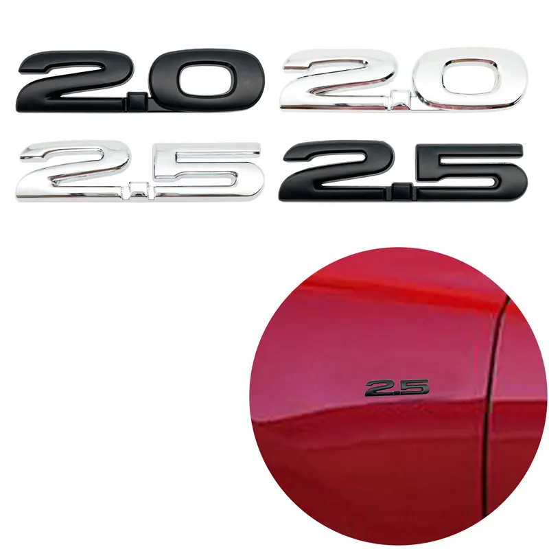 3D Metal Car Styling AWD 2.0 2.5 Emblem Car Rear Tail Trunk Sticker For Mazda M3 M5 MAZDASPEED MS Badge Decal Front Grill Decor