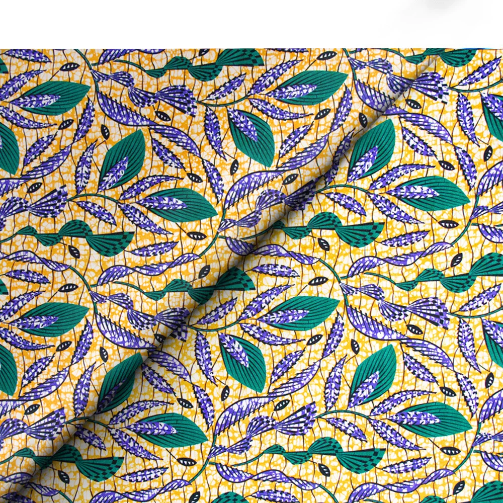 High Quality New Beautiful design wax prints Guaranteed veritable african wax fabric Nigerian wax style for african ankara dress