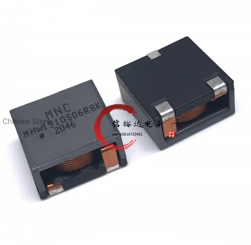 5PCS/34A high-power and high current flat copper three pin surface mount inductor 6.8UH 6R8 MHW1910SG6R8K