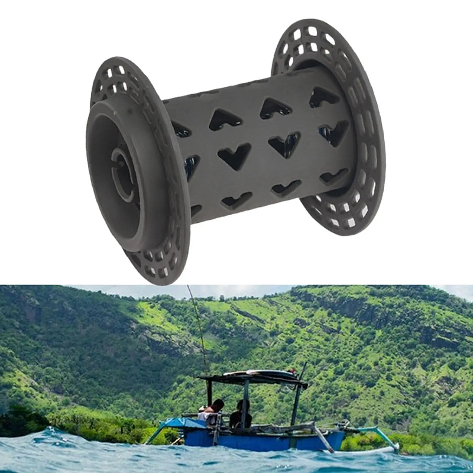 

Fishing Line Washing Spool Salt Removal Large Capacity Line Winder Accessory