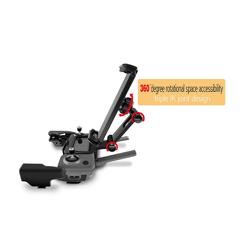 携帯電話用タブレットホルダー,dji mavic 2 proズーム用ホルダー,ミニ1モニター,フロントビュー,mavic pro/air/spark用