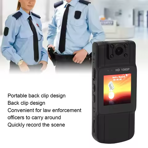 Law Enforcement Recorder Recorder Portable Video Recorder Multifunction HD 1080P Back Clip Camera for Law Enforcement Meeting