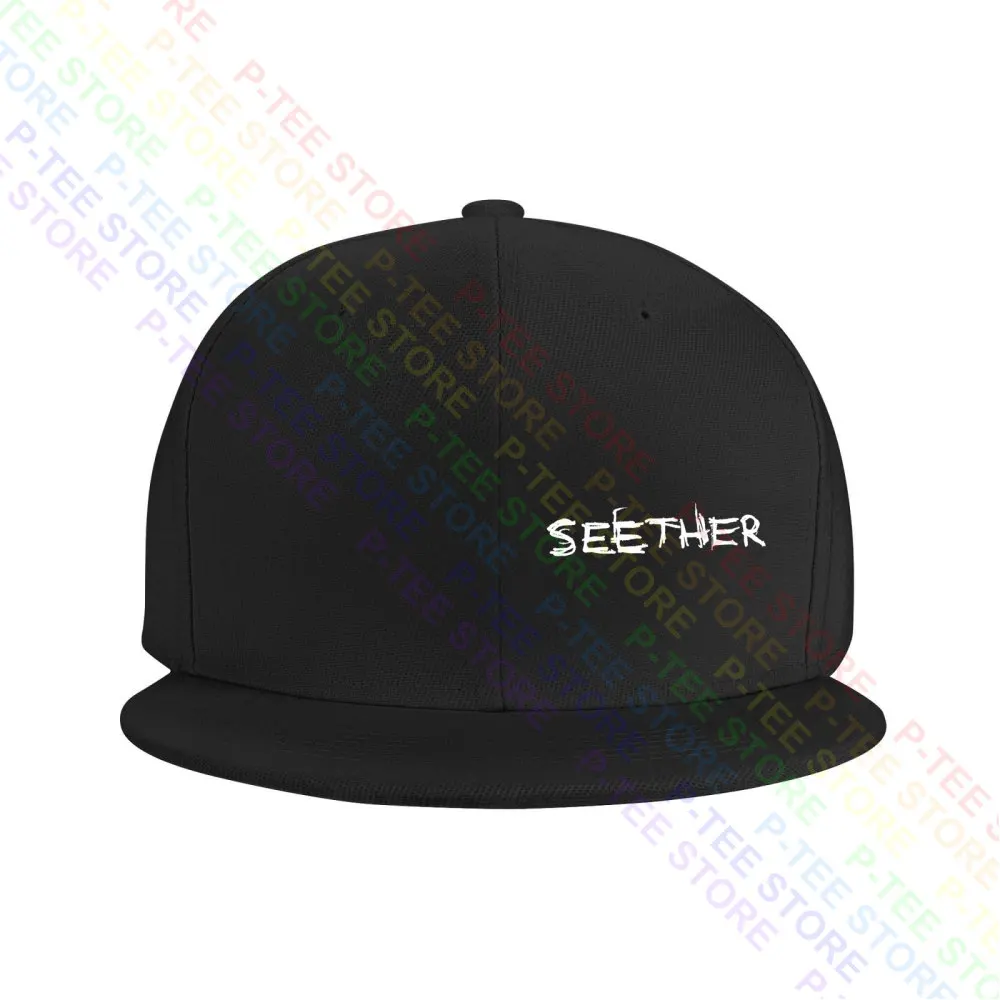 

Seether Logo Baseball Cap Snapback Caps Knitted Bucket Hat