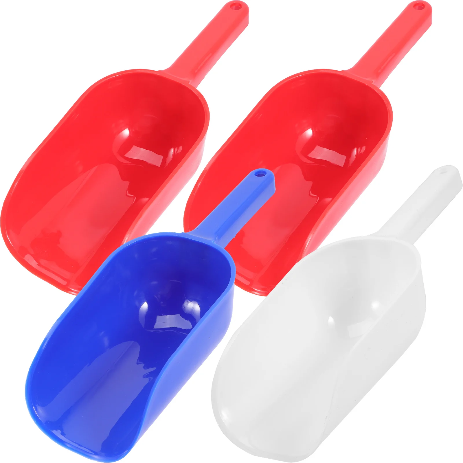 

4pcs Sand Shovels Kids Beach Toys Plastic Stainless Steel Childrens Gardening Tools Outdoor Yard Digging Lightweight Fun