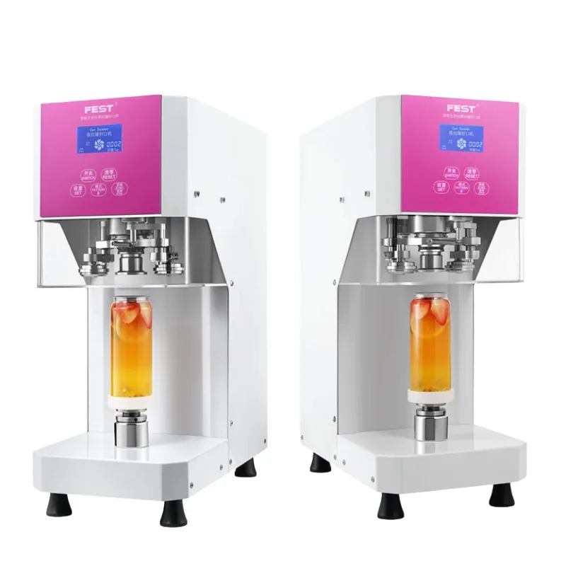 Semi Automatic Handheld PET Can Seamer Manual For PET Bottles Manual Plastic Canning Seaming Sealer Beverage Beer Soda Round Pop