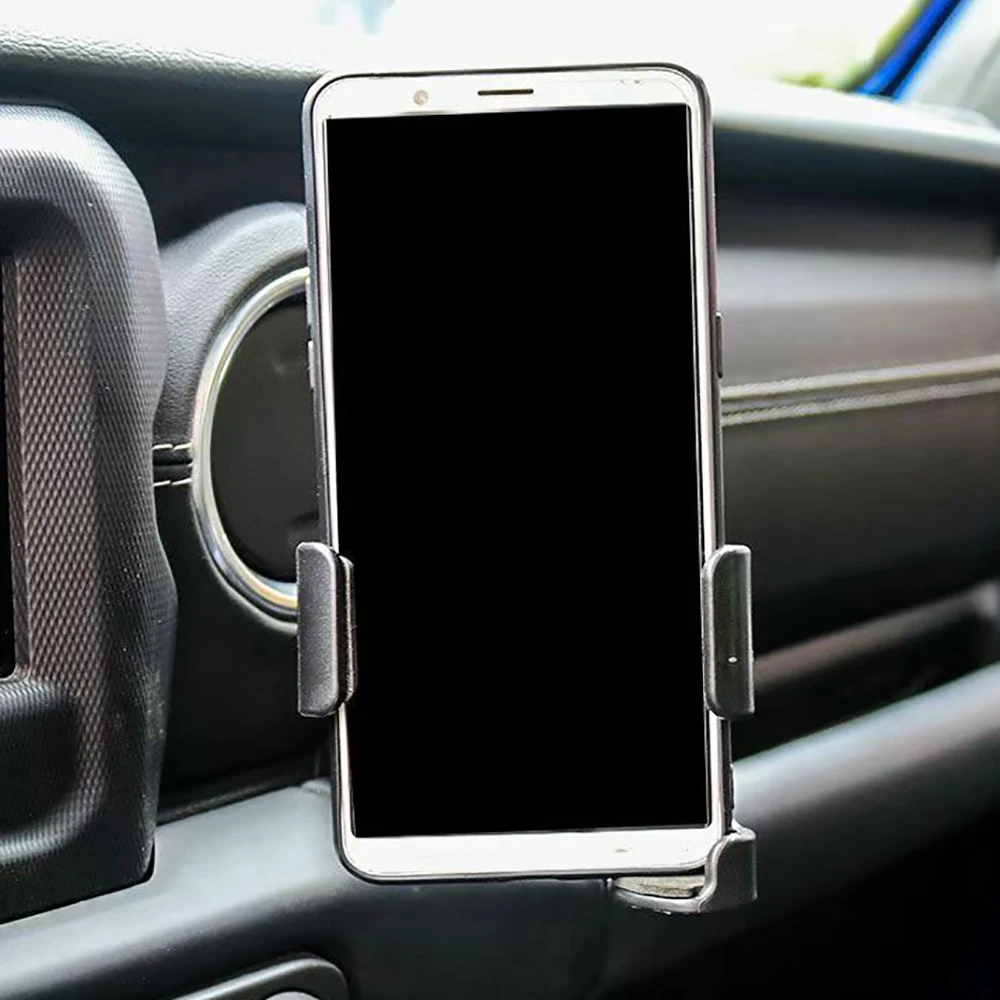 

Lantsun JL1069 Phone Holder Water Cup Holder Mount Aluminum Alloy Cell Phone Automobile Cradles for Jeep for Wrangler JL2018+