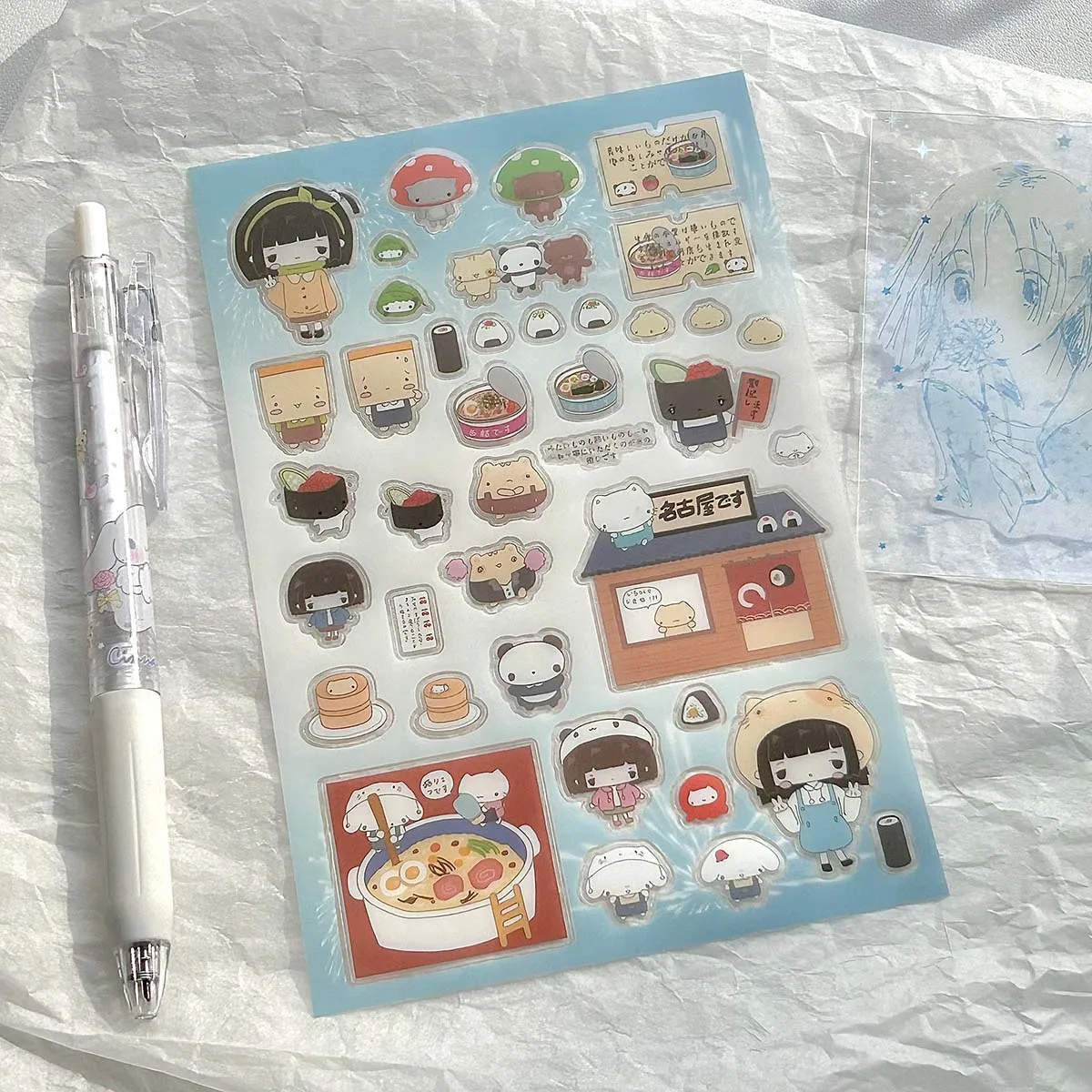 لطيف شخصية الحيوانات الأليفة سكرابوكينغ ملصقات Kawaii ديكو ملصقات لمجلة القرطاسية ملصقات DIY بها بنفسك لوازم الديكور الحرفية #5