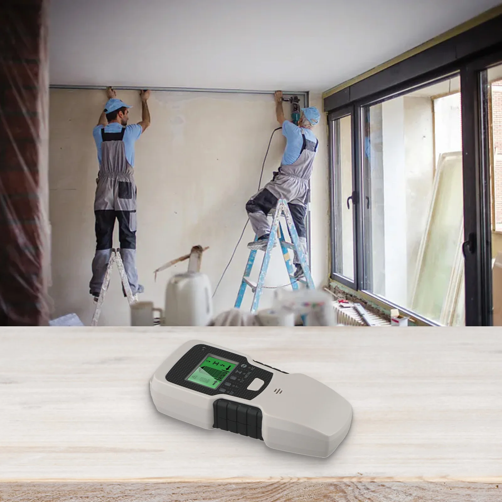 Localizzatore di perni a muro Localizzatore di cavi Durata della batteria di 6 ore Indicatore di protezione del cavo Indicatori facili da leggere