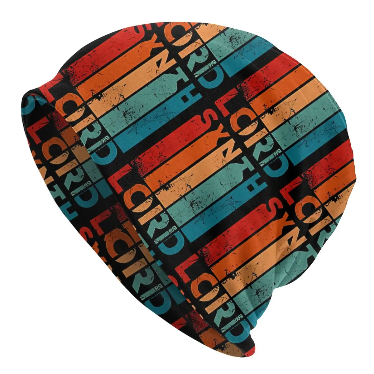 Topi beanie tengkorak Synthesizer Modular topi tipis musim gugur musim semi topi Bonnet Pria Wanita topi Ski Hip Hop