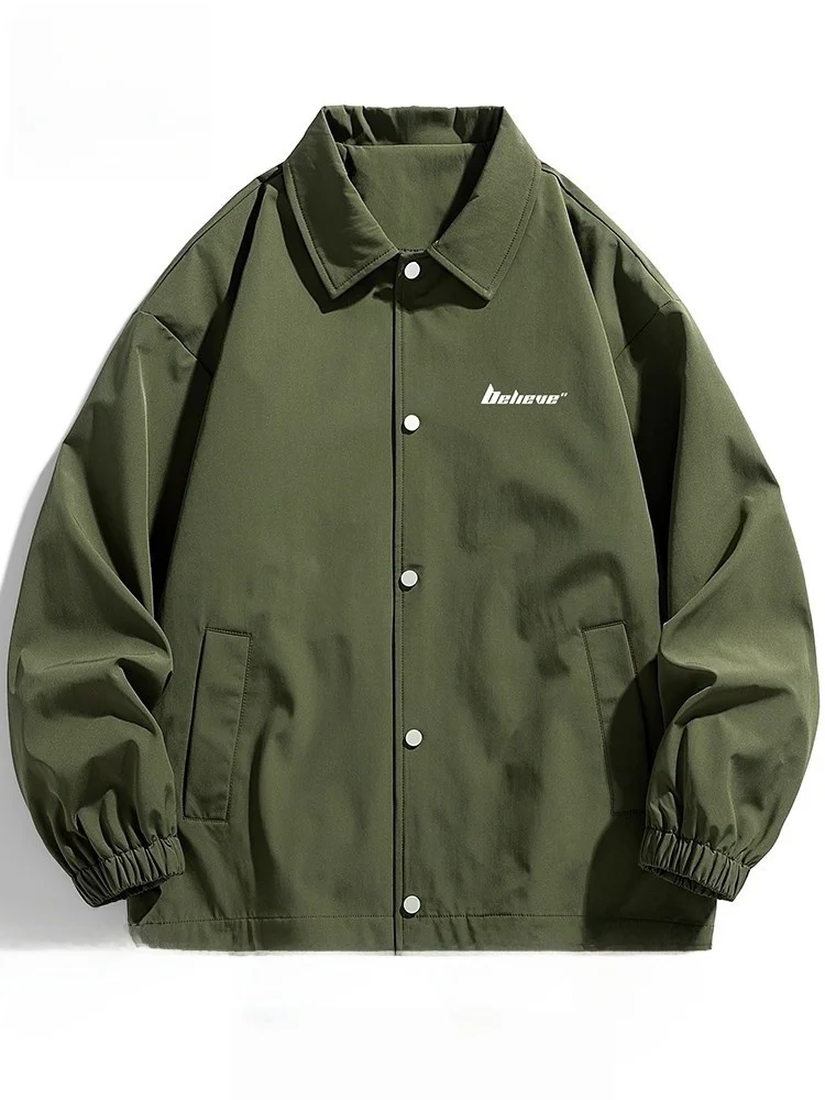 

TUCANO Men's Workwear Jaet Loose Fit Faionable Spring Autumn 2025 New Arrival Windproof Polyester Fiber Zipper Closure