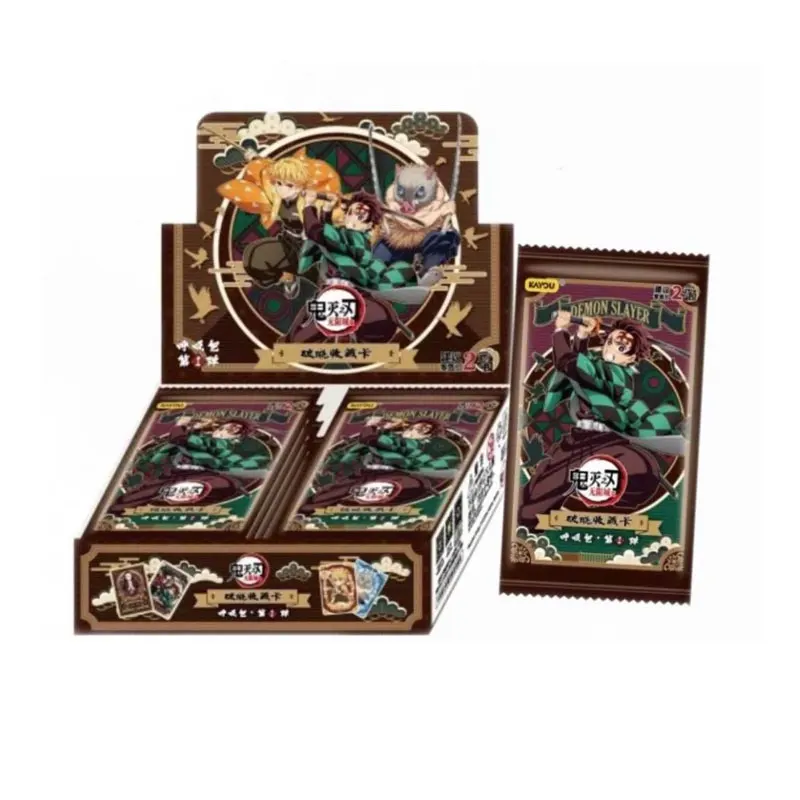 

KAYOU Demon Slayer Series 1 Breathe Pack Kamado Tanjiro Nezuko Agatsuma Zenitsu Genuine Anime Peripheral Collection Cards