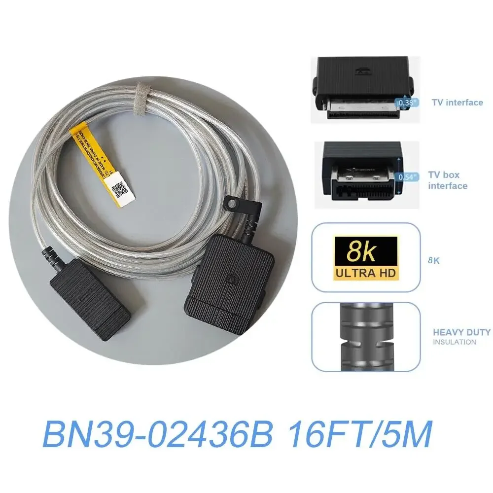 

Brand NEW BN39-02436B BN39-02436A One Connect Invisible Cable is for QLED 8K QN55Q900RBFXZA QN65Q900RBF QN75Q900RBG QN82Q900RBF